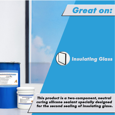 165 Structural Silicone Sealant Curtain Wall Joint Leader Two Component For Insulating Glass